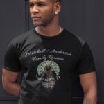 Mitchelland/Anderson Family Reunion Tshirt-Black-Men