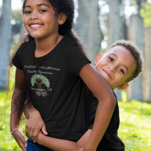 Mitchell/Anderson Family Reunion T-shirt-Black-Youth