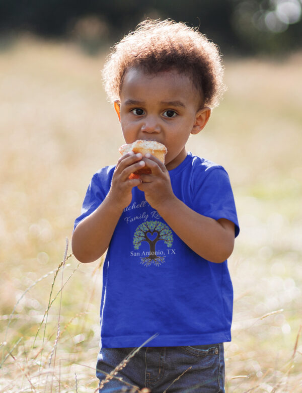 Mitchell/Anderson Family Reunion T-shirt-Blue-Toddler