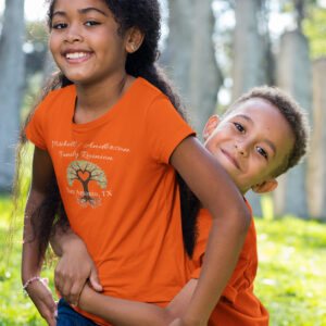 Mitchell/Anderson Family Reunion T-shirt-Orange-Youth
