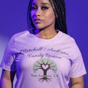 Mitchell/Anderson Family Reunion T-shirt Pink Women
