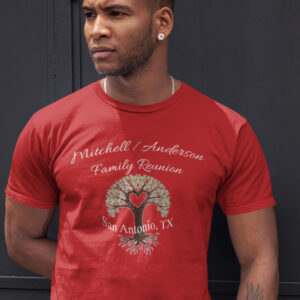 Mitchell/AndersonFamily Reunion Tshirt Red Men