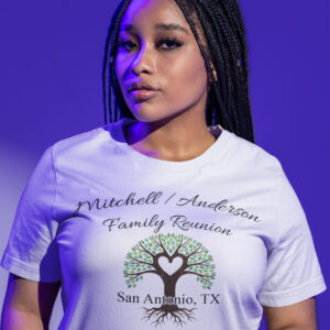 Mitchell/Anderson Family Reunion T-shirt White Women