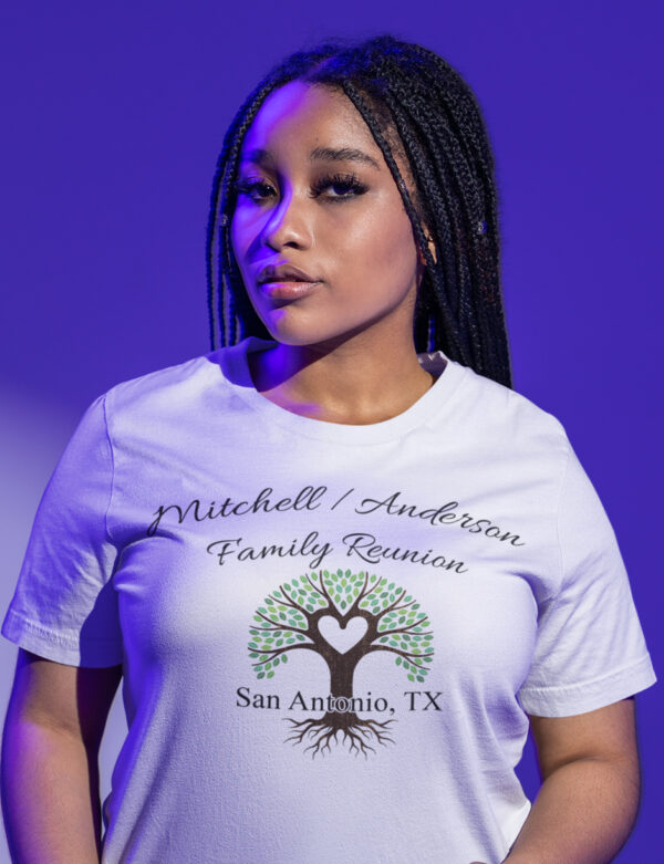 Mitchell/Anderson Family Reunion T-shirt White Women